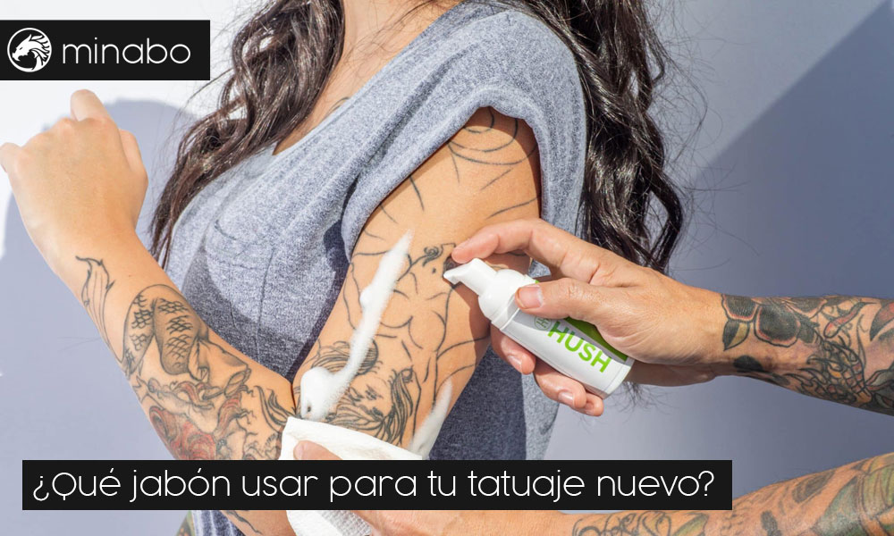 jabón para un tatuaje
