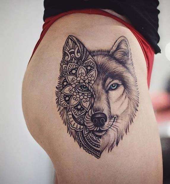 Tatuaje lobo