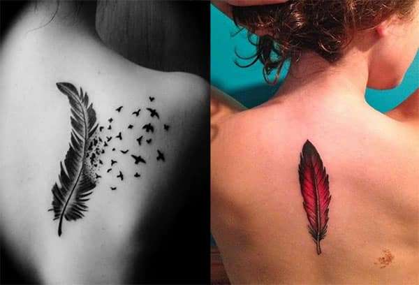 Tatuajes de pluma