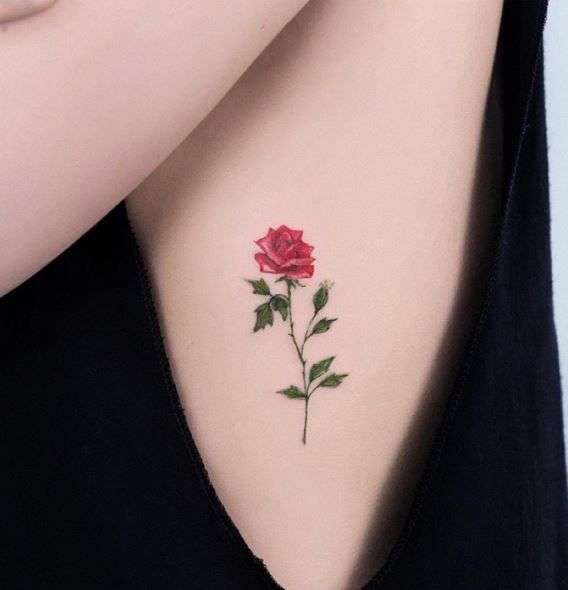 Tatuaje de rosa