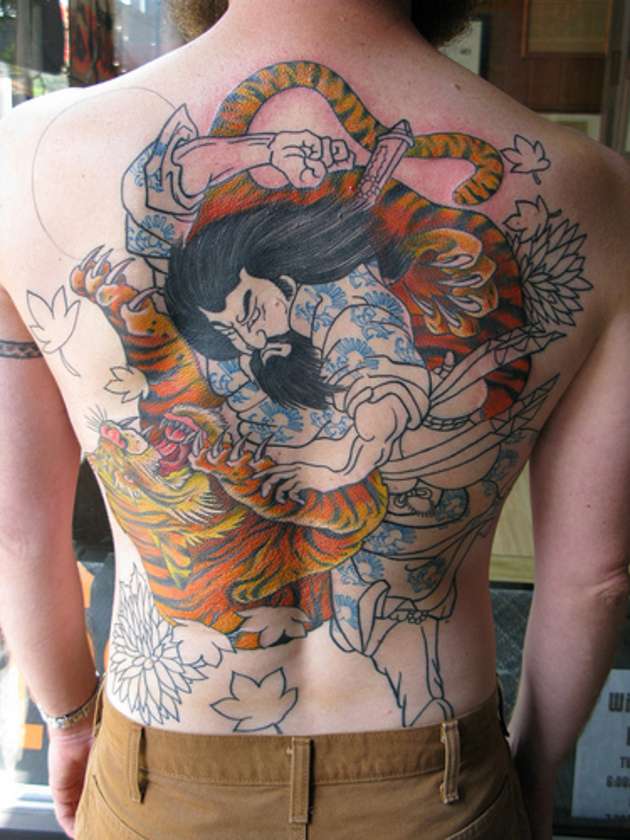 Tatuaje samurai