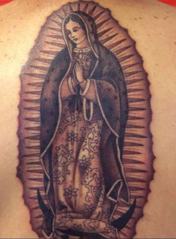 Tatuajes cristianos - Virgen de Guadalupe