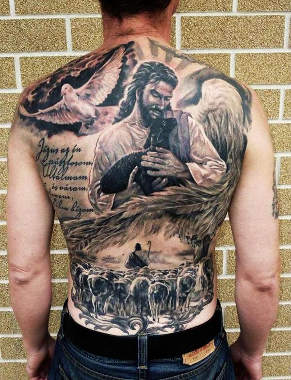 Tatuajes cristianos - Jesús es nuestro pastor