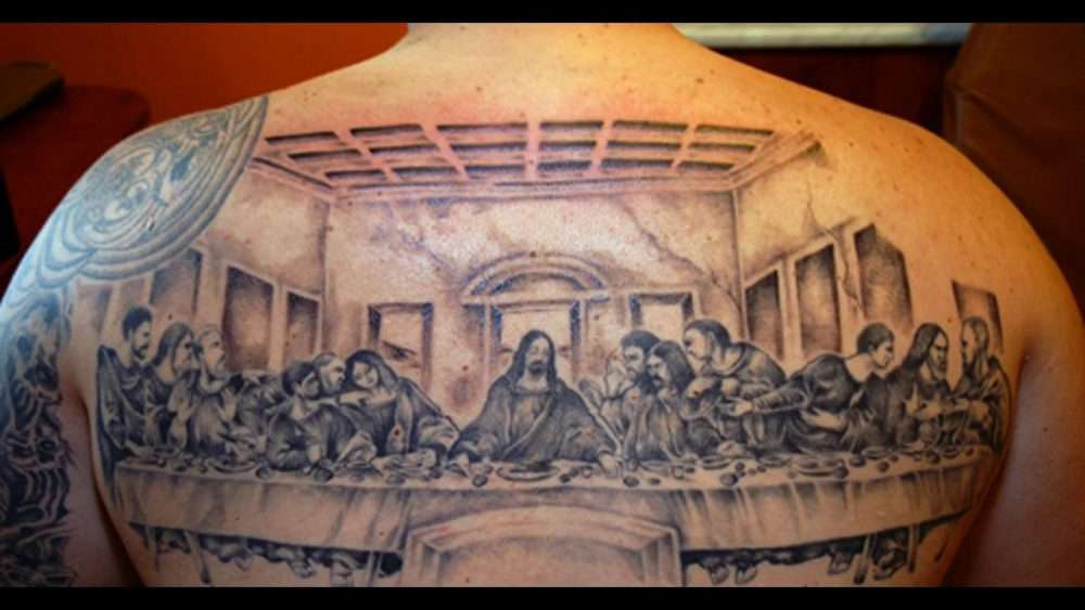 Tatuajes cristianos - La última cena