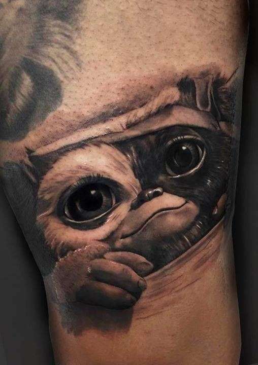 Tatuaje en el muslo - Gremlins - Gizmo