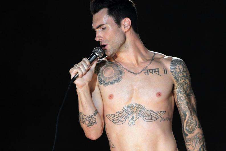Tatuajes de celebridades: Adam Levine
