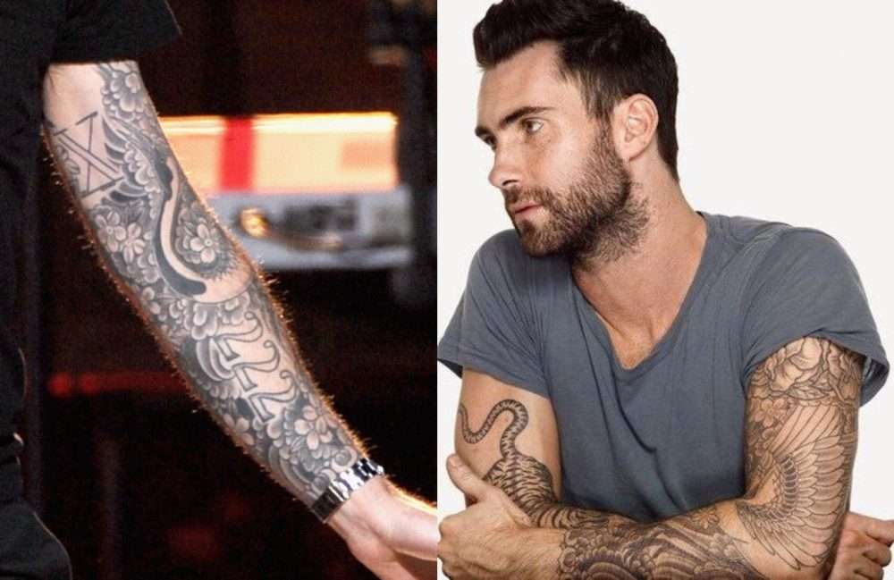 Tatuajes de celebridades: Adam Levine