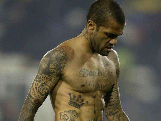 Tatuajes de futbolistas famosos: Dani Alves