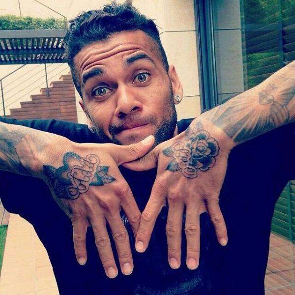 Tatuajes de futbolistas famosos: Dani Alves