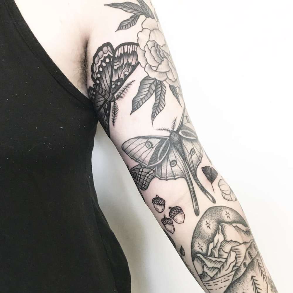 Tatuaje realizado por Kerry Burke - Instagram