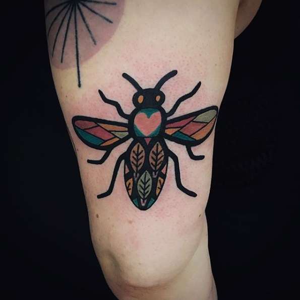 Tatuaje realizado por Matt Cooley - Instagram