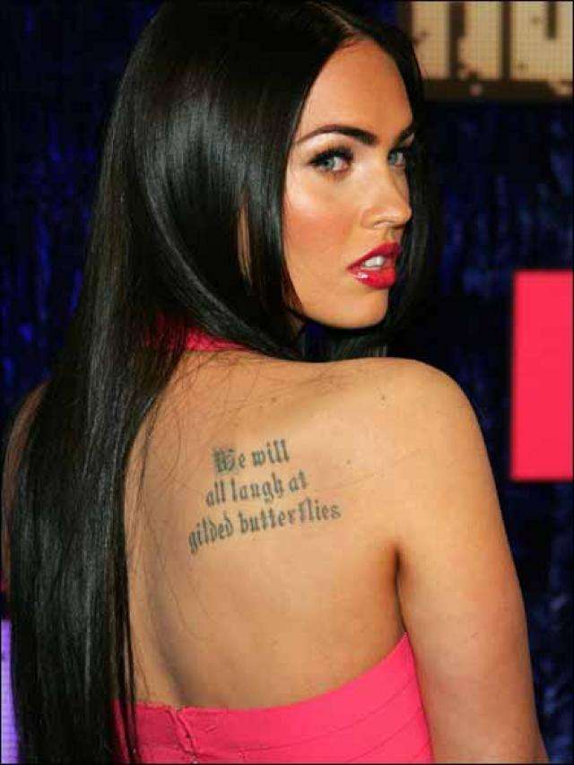 Tatuajes de celebridades: Megan Fox