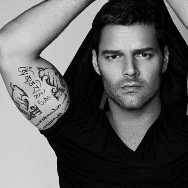 Tatuajes de celebridades: Ricky Martin