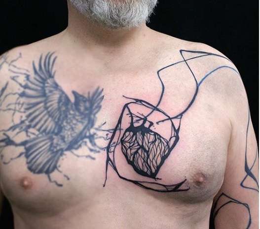 Tatuaje de corazón