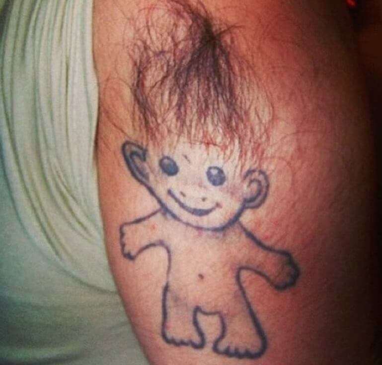 Funny tattoos: gnome