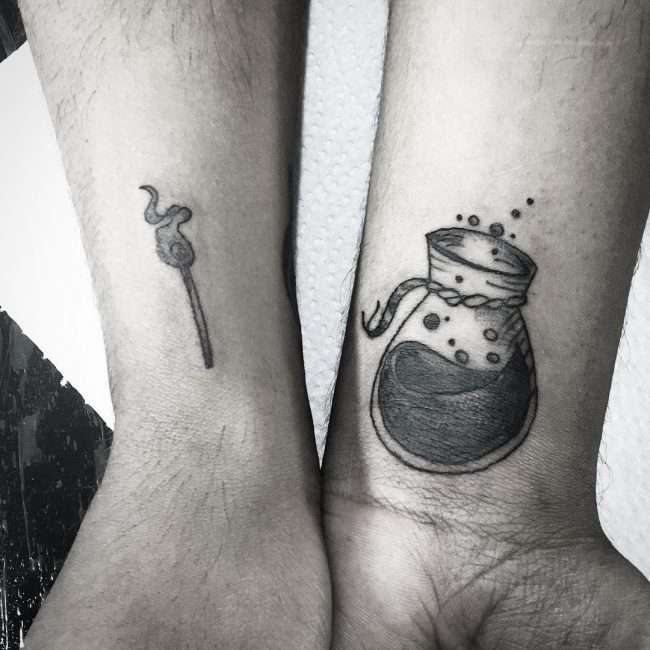 Tatuaje de Harry Potter - poción