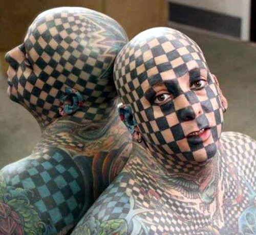 Funny tattoos: face graph