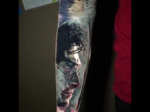 Tatuaje de Harry Potter adolescente