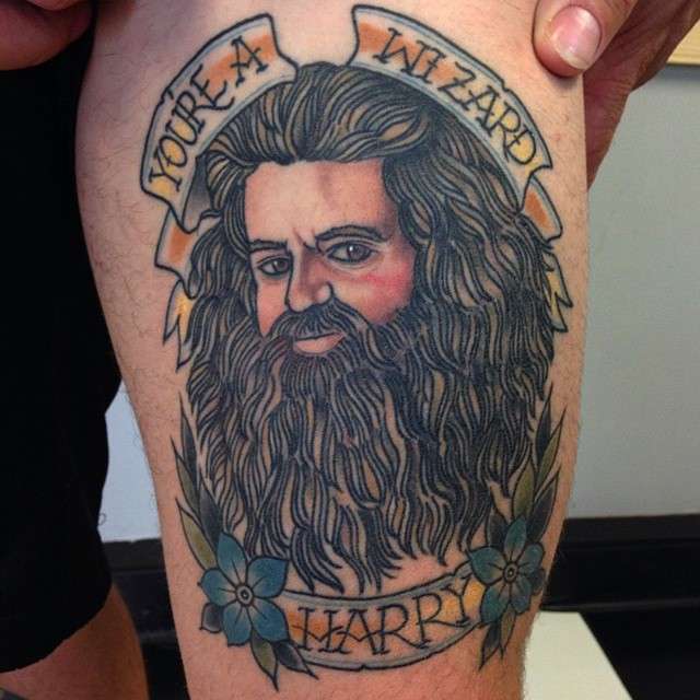 Tatuaje de Harry Potter - Profesor Hagrid