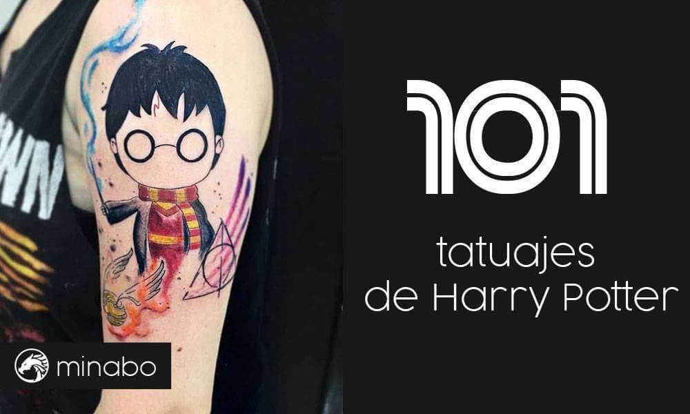 101 geniales tatuajes de Harry Potter que te inspirarán