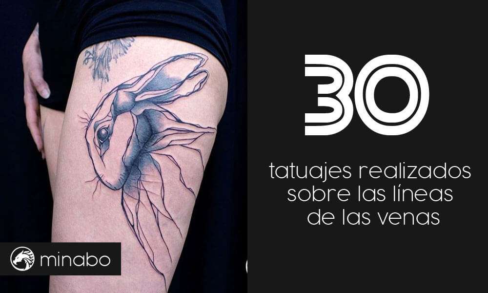 30 impresionantes tatuajes realizados sobre las líneas de las venas