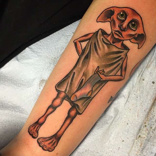 Tatuaje de Harry Potter - Dobby
