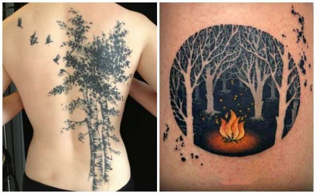 Tatuajes de bosques