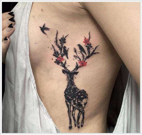 Tatuajes de animales: ciervo