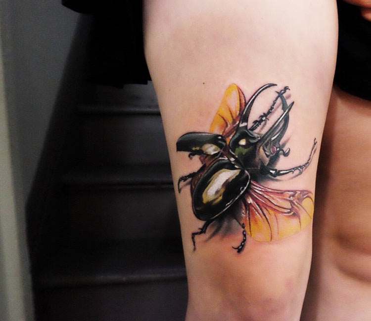 Tatuajes de animales: escarabajo