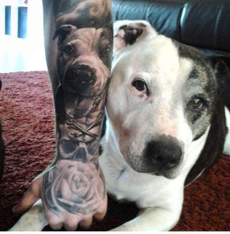 Tatuajes de animales: perro