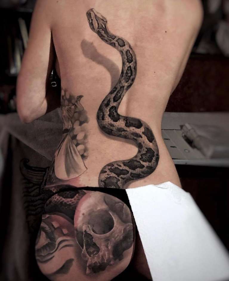 Tatuajes de animales: serpiente