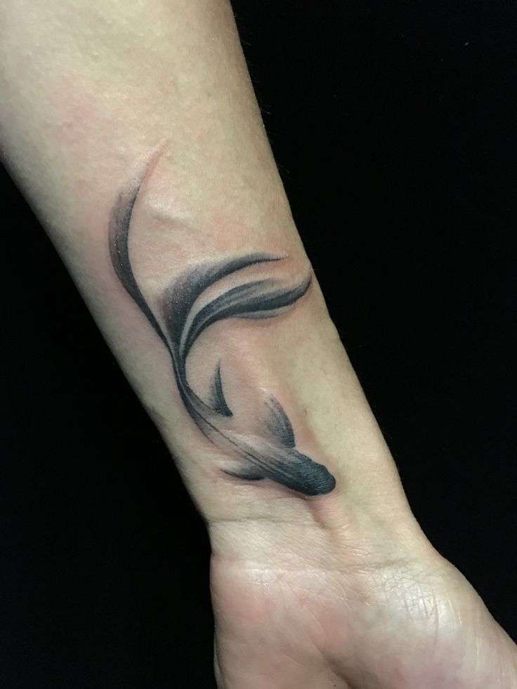 Tatuajes de animales: pez koi