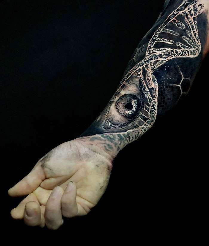 Tatuajes 3D en el brazo