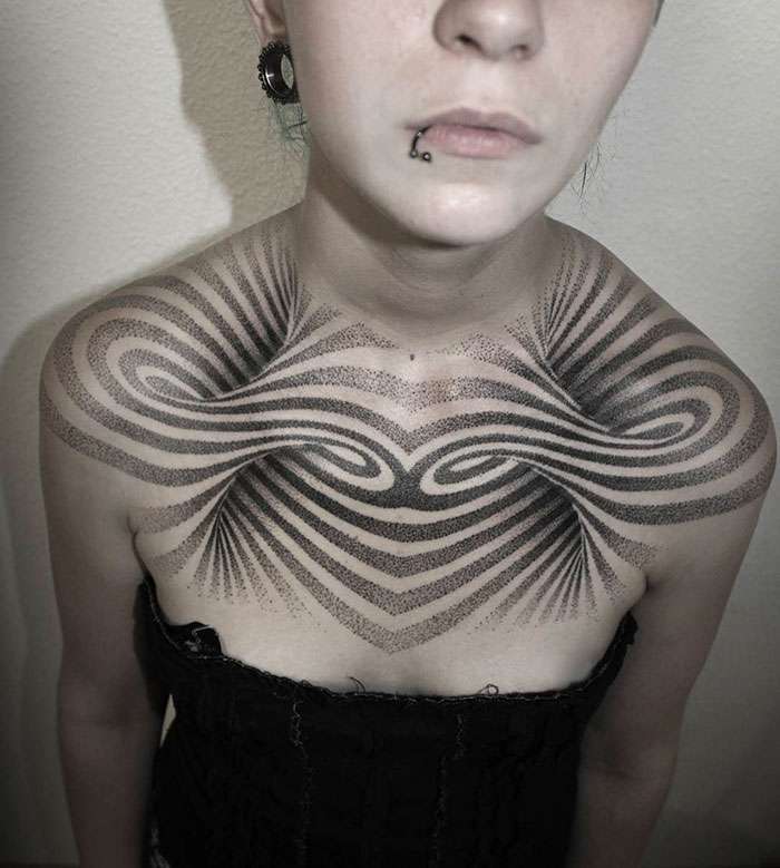 Tatuajes 3D: ilusión óptica