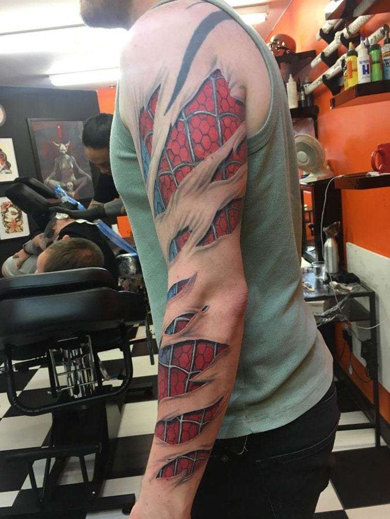 Tatuaje 3D en el brazo