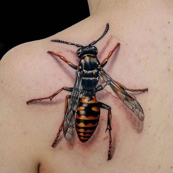 Tatuajes 3D: insecto