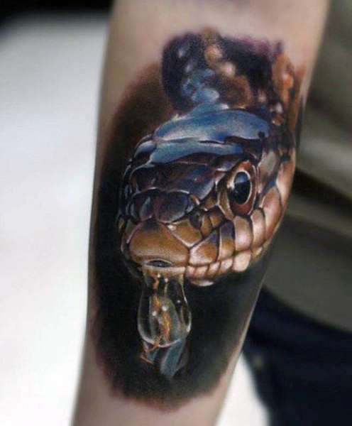 Tatuajes 3D: serpiente