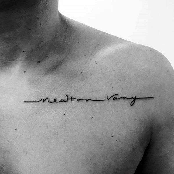 Tatuajes minimalistas: palabras