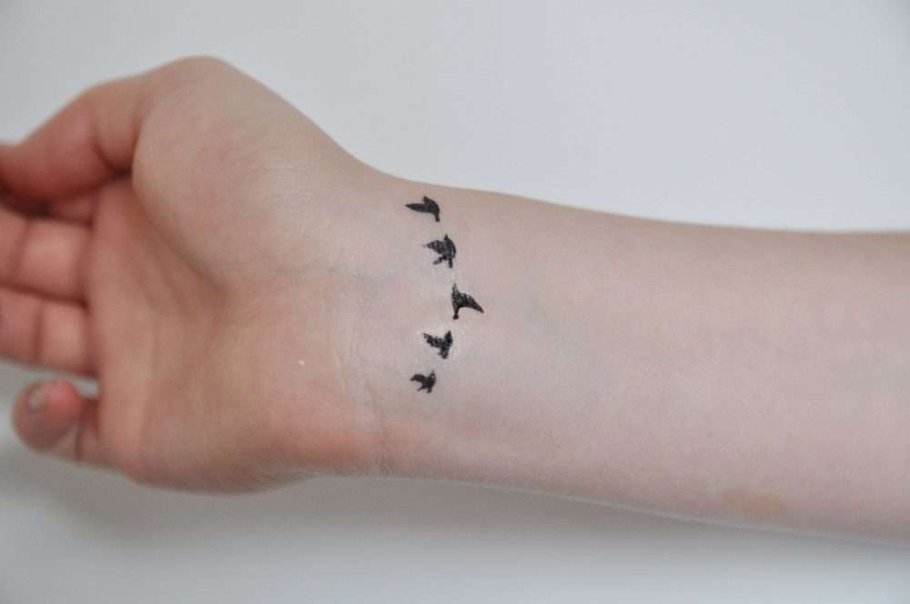 Tatuajes minimalistas: aves