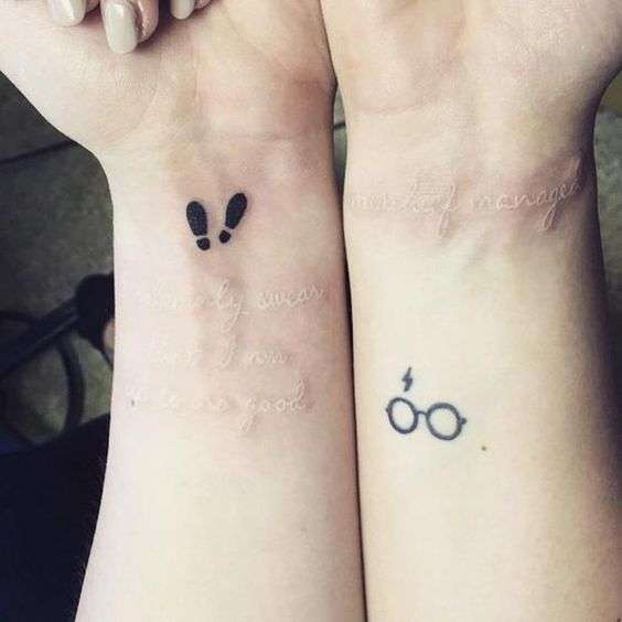 Tatuajes minimalistas de Harry Potter